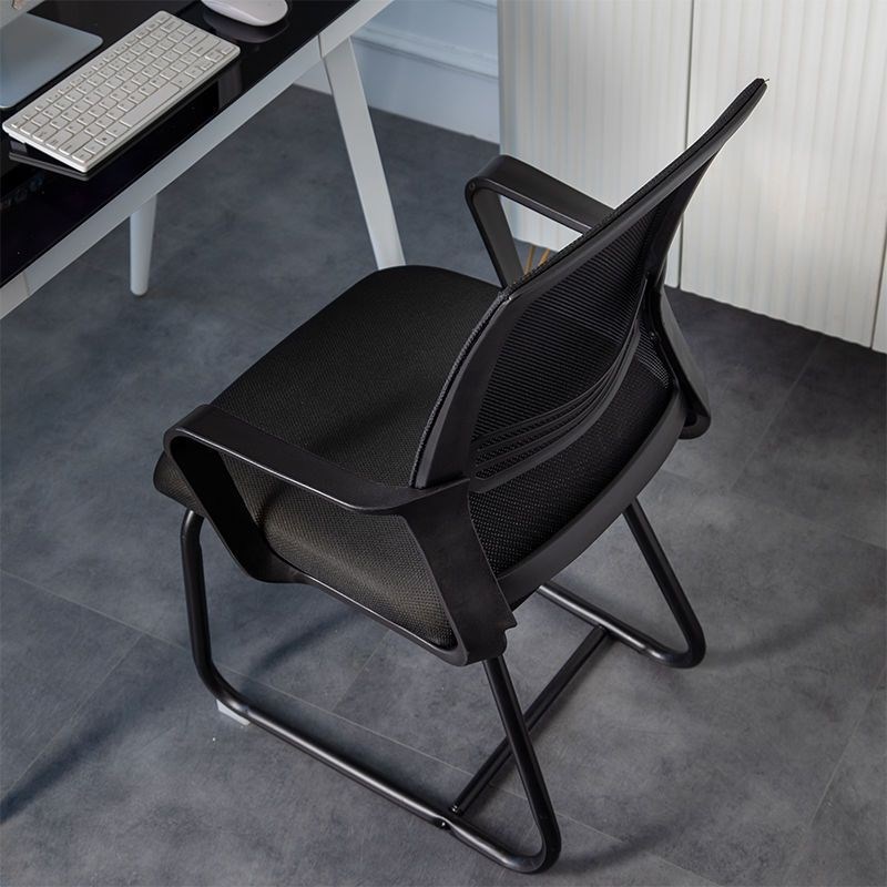 电脑椅家用办公椅子久坐简约弓形转椅学生靠背麻将椅会议培训