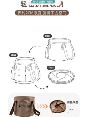 户外路亚鱼篓 钓鱼便携水桶大容量活鱼桶车载POVC折叠手提桶网纱