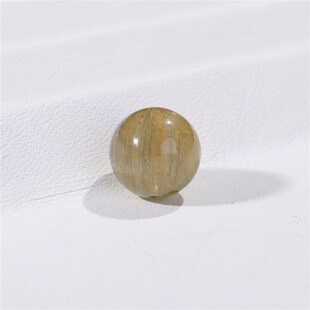 天然浅黄色碧玺散珠子手链diy男女士手串项链手工11.5mm串珠23号