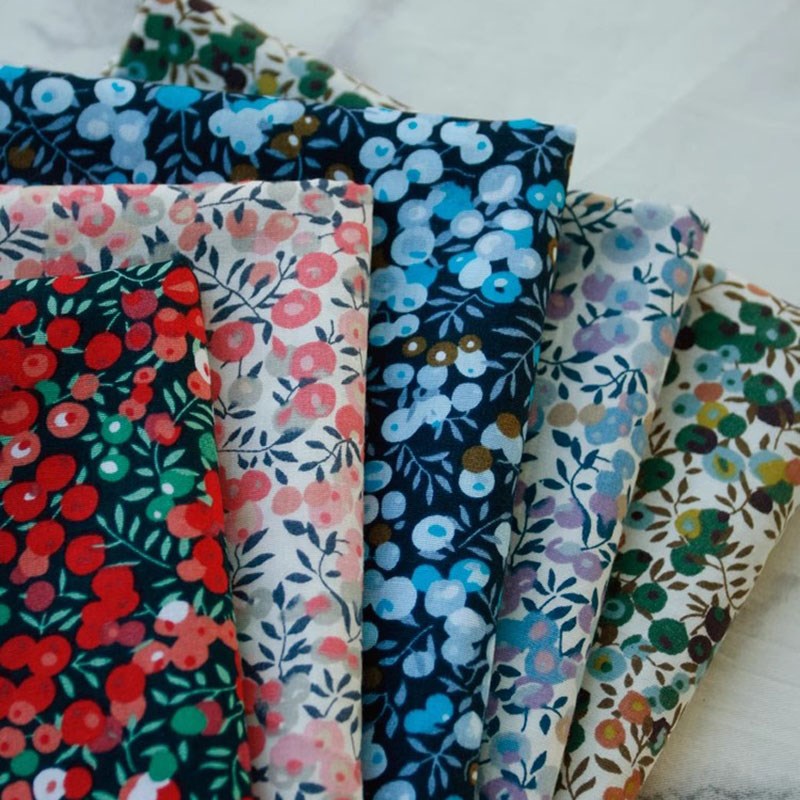 法式田园日韩风小碎花棉布料 夏季洋装衬衫童装连衣裙服装面料diy