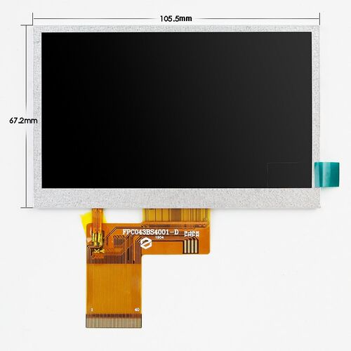 国产4.3寸5寸7寸9寸10.1寸800*480工控车载显示液晶内屏幕1024*60