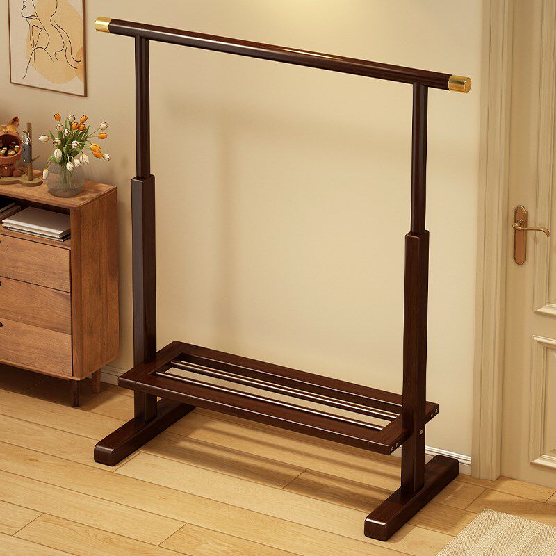 挂衣架落地式衣帽架家用卧室晚上放衣服神器非实木新款简易置衣架