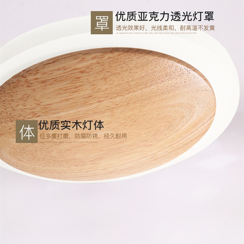 北欧简约现代大气客厅餐厅灯创意个性卧室圆形led吸顶灯具X9128