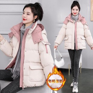 九江女士羽绒棉服女款2024年A冬季新款爆款小个子加厚短款棉衣外