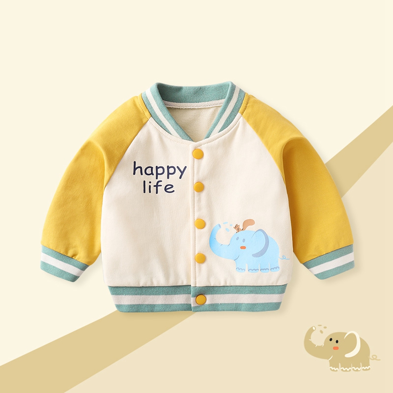 儿童外套秋冬新款秋冬女宝宝男童棒球服婴儿卫衣女童休闲套装衣服