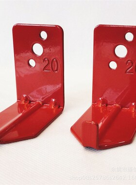 JINXIN源头一手灭火器支架斜孔挂钩挂具壁挂个套红色磅