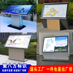 户外落地发光导向台楼层索引室内指示牌商场导览园区总平面图导视