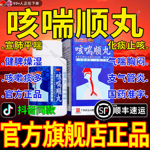 白云山陈李济咳喘顺丸官方旗舰店正品中成药咳嗽化痰止咳清肺润肺