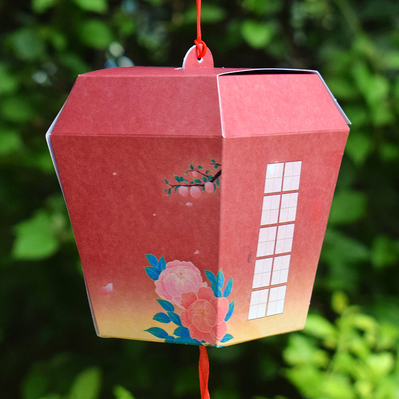 孔明灯硬笔书法展示纸节日心愿吊饰可悬挂感恩节复古田字格小学生手工