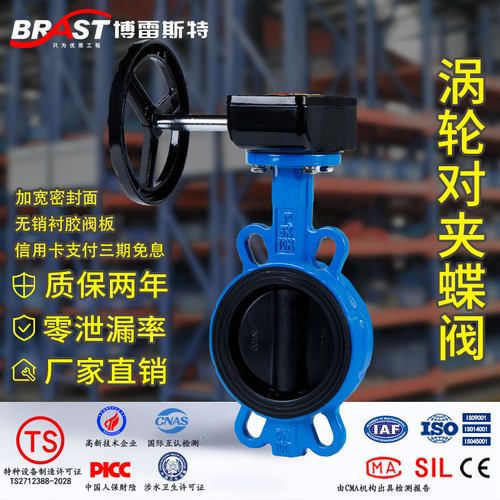 衬胶蝶阀阀门Brast全衬胶蝶阀