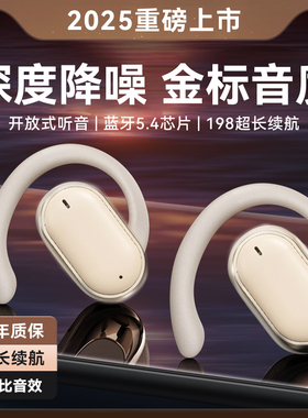 德国耳机蓝牙挂耳式2025新款气骨传导不入耳无线超长续航运动跑步