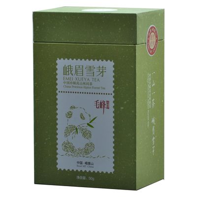 春茶峨眉雪芽毛峰50g 2023年新茶峨眉毛峰毛尖绿茶散装 包邮