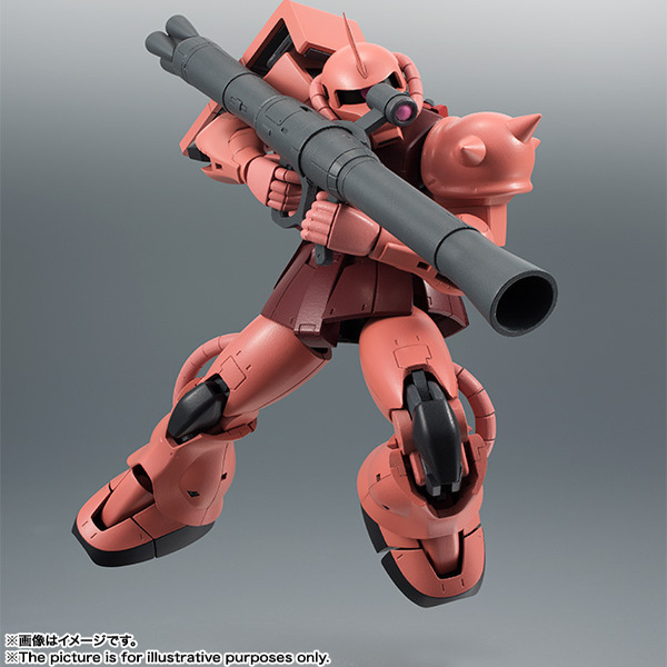 万代 夏亚专用红扎古R魂 高达  可动手办 再版一哥潮玩