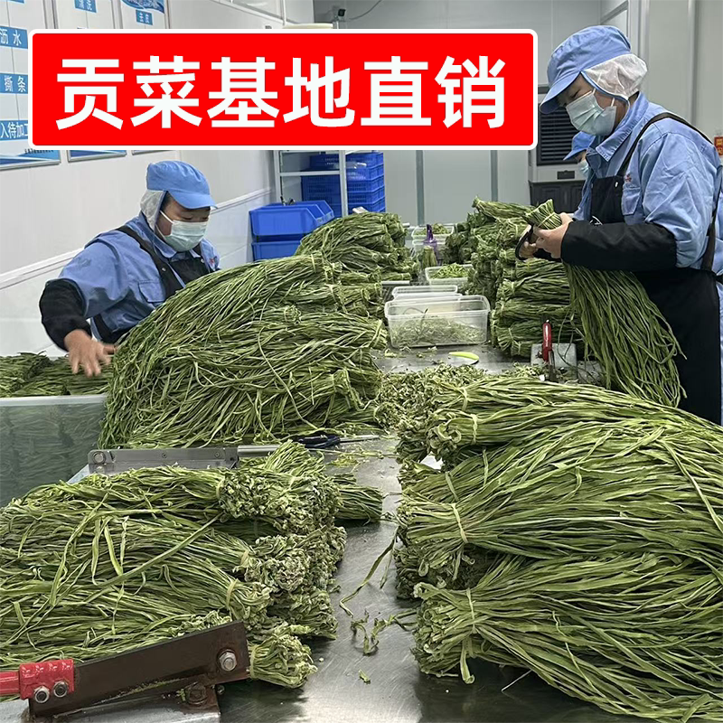 识蜀记贡菜基地8斤商用整箱脱水干贡菜云南大理特产火锅凉菜食材