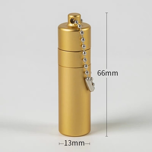 铝合金防爆酒精灯金属酒精灯灯芯迷你便携酒精灯10毫升