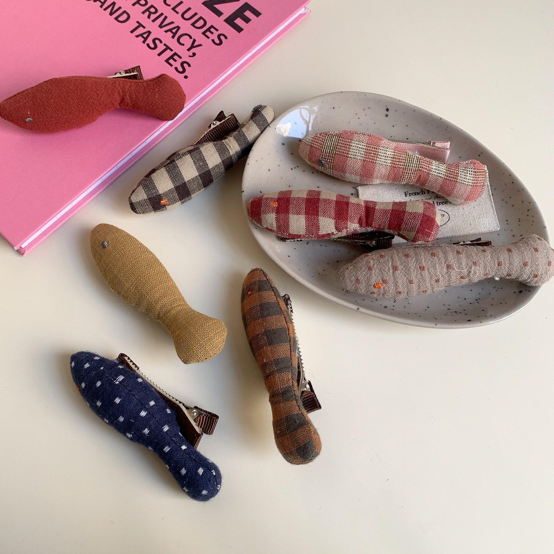 2026新款棉麻布艺纯手工小清新森系韩版百搭鸭嘴夹侧边就按发饰女,饰品/流行首饰/时尚饰品新,发饰,淘宝优惠券,粉丝福利购,淘宝优惠卷