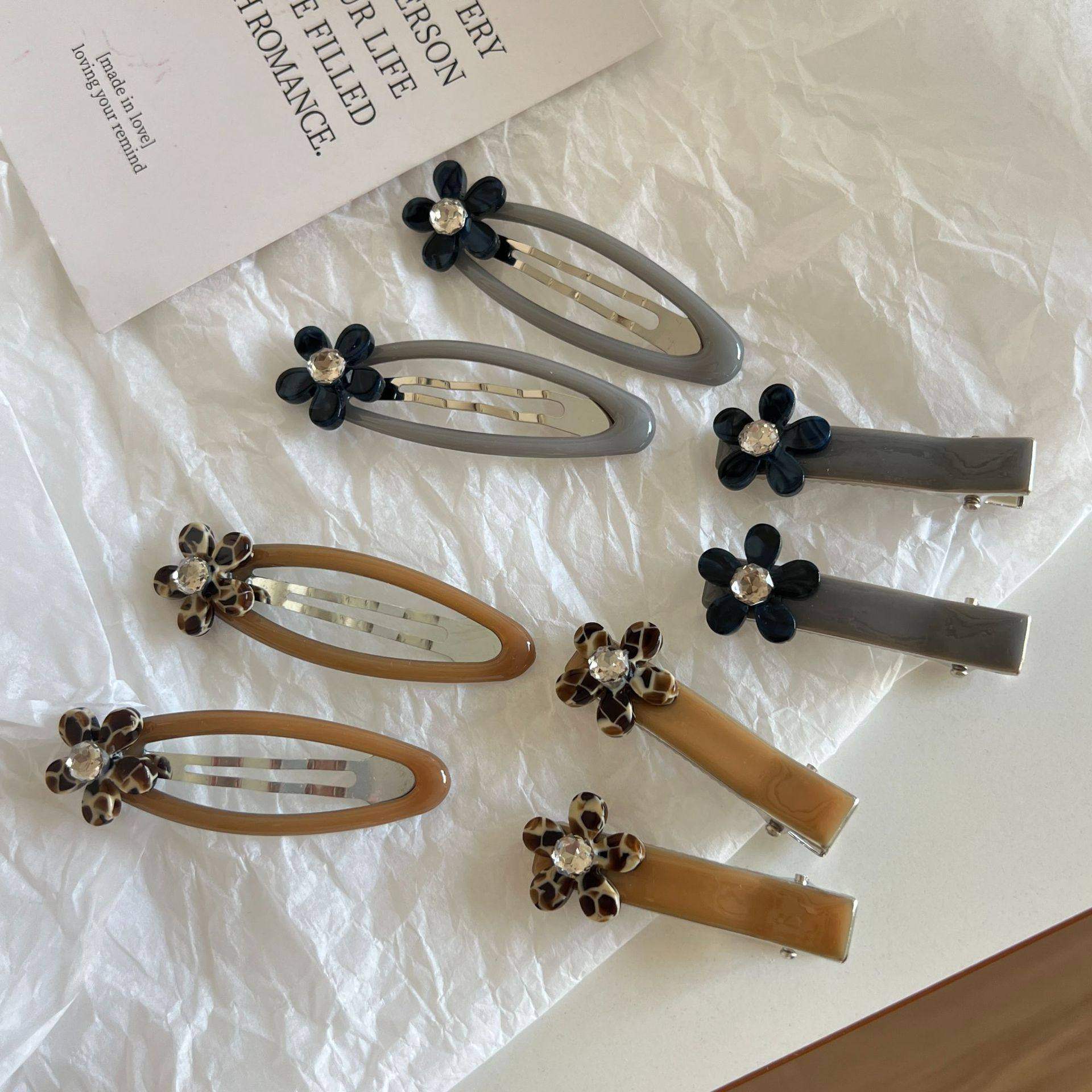 韩系清透花朵发夹边夹侧边气质刘海夹女2026新款高端鸭嘴夹子头饰,饰品/流行首饰/时尚饰品新,发饰,淘宝优惠券,粉丝福利购,淘宝优惠卷