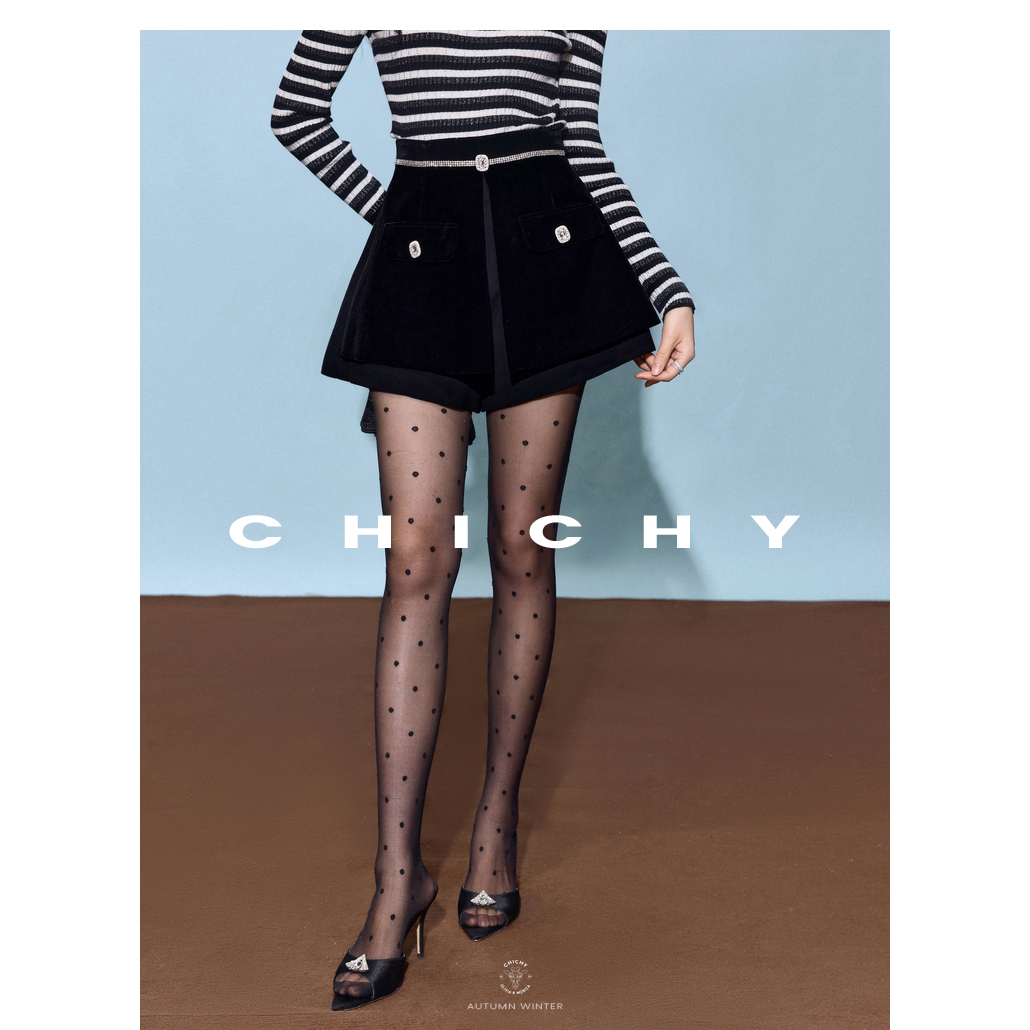 【薇薇专享】CHICHY法式高级设计感短裤CC6A001244