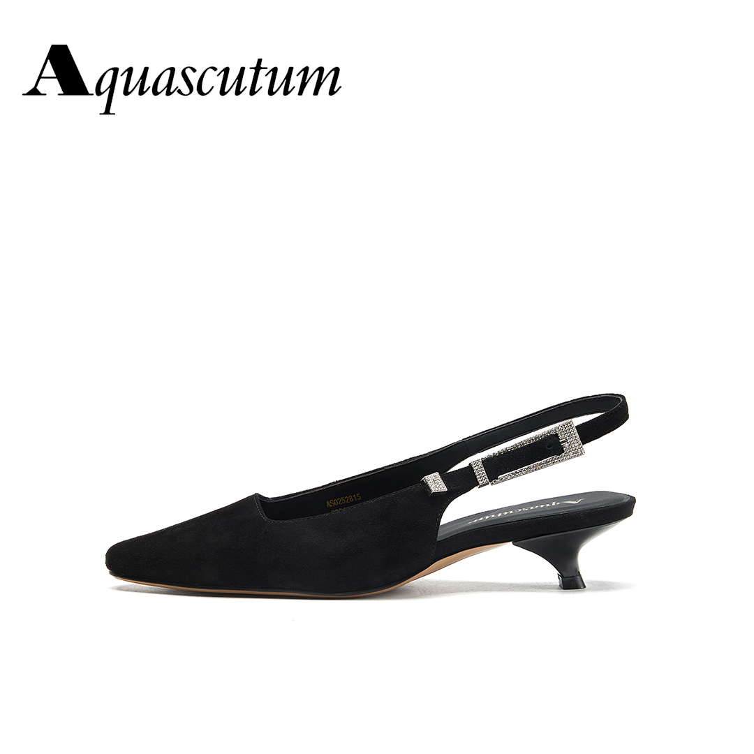 雅格狮丹闪钻优雅时尚百搭穆勒鞋