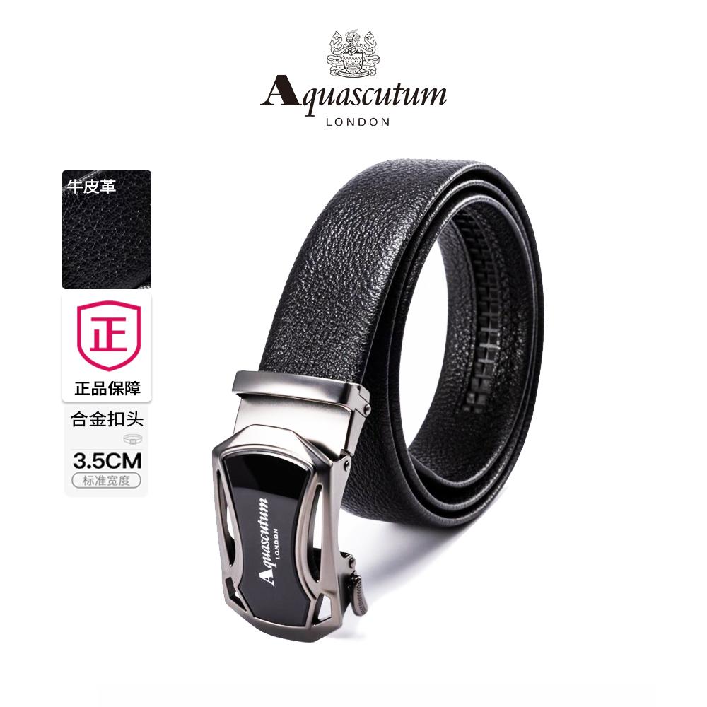 雅格狮丹真皮男士自动扣腰带礼盒
