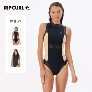 澳洲RIPCURL幻影系列连体泳衣女水母衣潜水服无胸垫防晒冲浪衣
