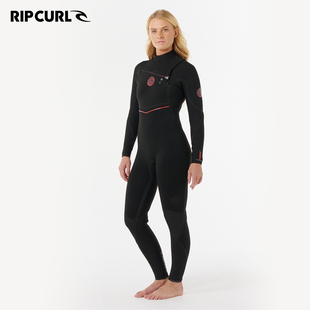 澳洲RIPCURL闪雷红标无缝湿衣3 2mm胸前拉链保暖防寒冲浪服潜水服