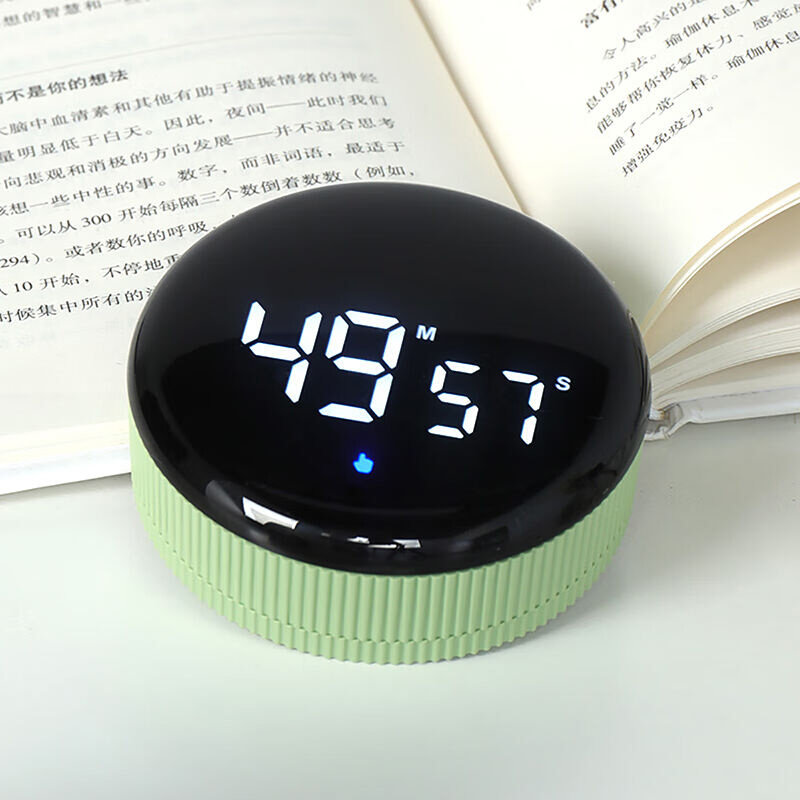 汉时（Hense）正倒计时器闹钟充电学生考试做题练习定时器厨房提