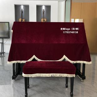 钢琴防尘罩通用钢琴全披钢琴套钢琴全罩半罩加厚金丝绒钢琴罩