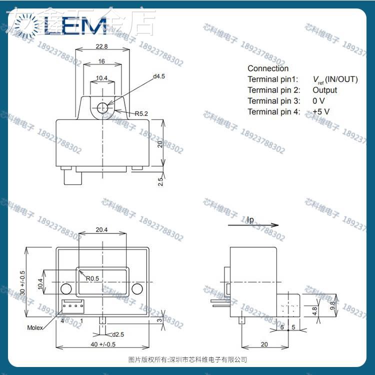 新款LEM莱姆HASS50-S100-S200-S300-S400-S500-S600-S传感器 电子元器件市场 传感器 原图主图