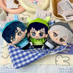 新款蓝色监狱蓝锁兔耳毛绒挂件糸师凛洁世一凪诚士郎玩偶公仔动漫