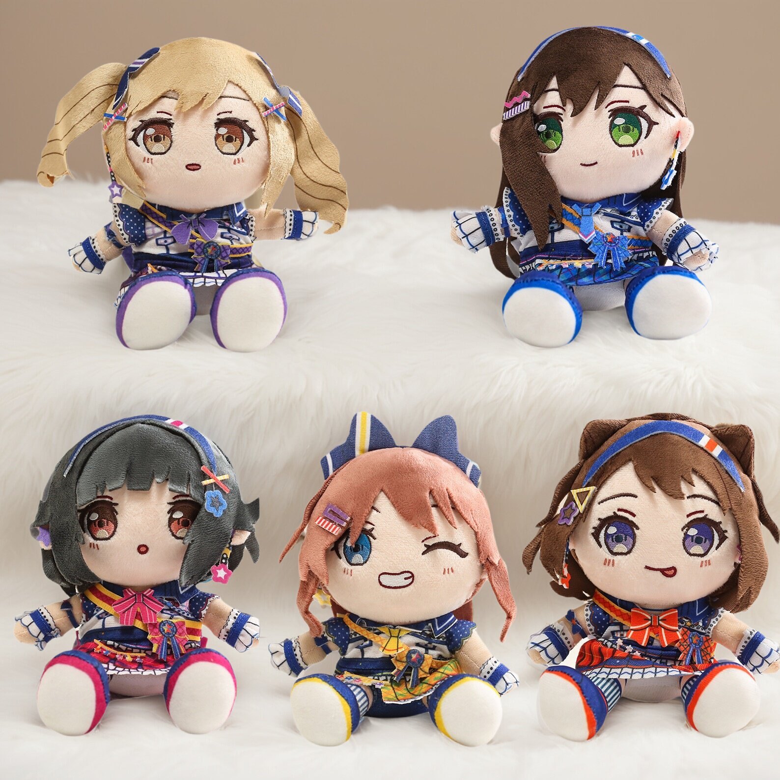 BanGDream!毛绒公仔玩偶玩具