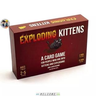 Kittens Board Family Party Game Games Exploding Adult Card