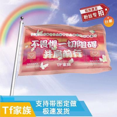 定制明星应援旗TF家族三代