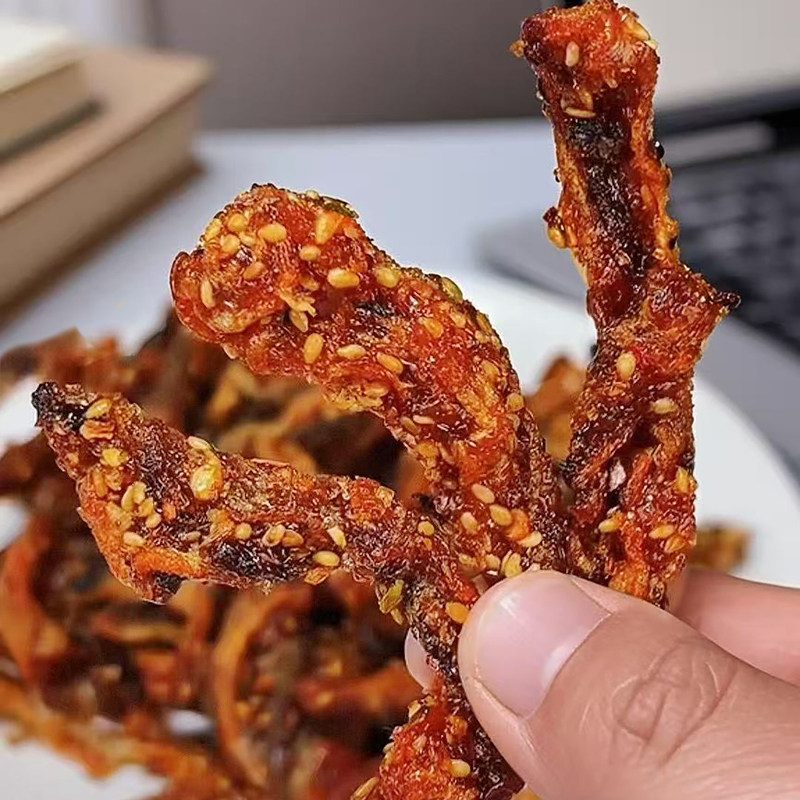 香到无语！香辣鱼皮麻辣甜辣鳕鱼皮开袋即食大连特产宿舍解馋零食,零食/坚果/特产,即食鱼零食,淘宝优惠券,粉丝福利购,淘宝优惠卷