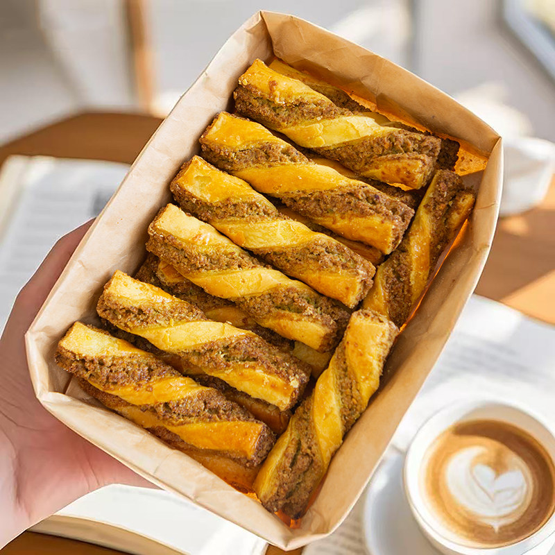 酥脆感满满~加州开心果棒进口高端健康休闲小零食坚果黄油椰子棒