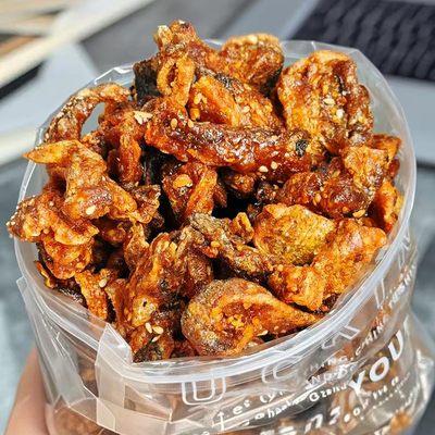 鲜辣带劲！香辣鱼皮甜辣鳕鱼皮