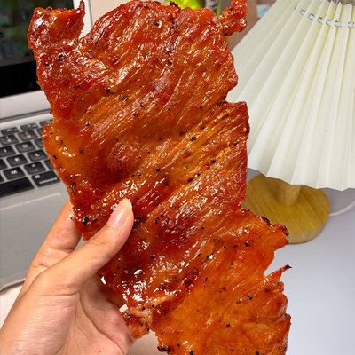 超大片！大片猪肉脯整块原切