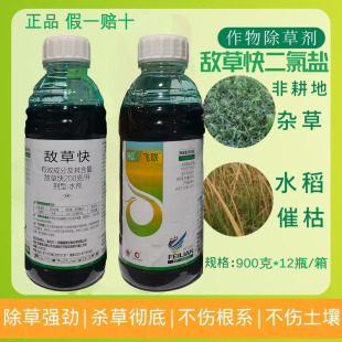 敌草快园林荒地百草一扫光非耕地杂草死草强力杀灭抑得农药除草剂