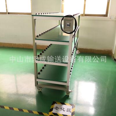 广东厂家直销LED筒灯四层老化架 可移动带刹车老化车 老练架