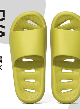 浴室凉拖鞋女夏季新款家居室内情侣镂空速干静音洗澡防滑拖鞋男士