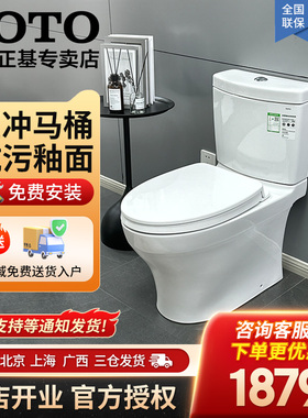 TOTO分体直冲式坐便器CW982/SW982EB 墙排/ 地排大冲力马桶(04-B)