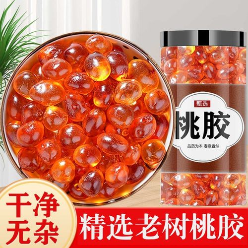 桃胶中药材无杂桃胶天然正品