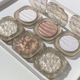 正品 保证kakashow碎闪高光粉脸部提亮立体珠光偏光细闪卧蚕修容土