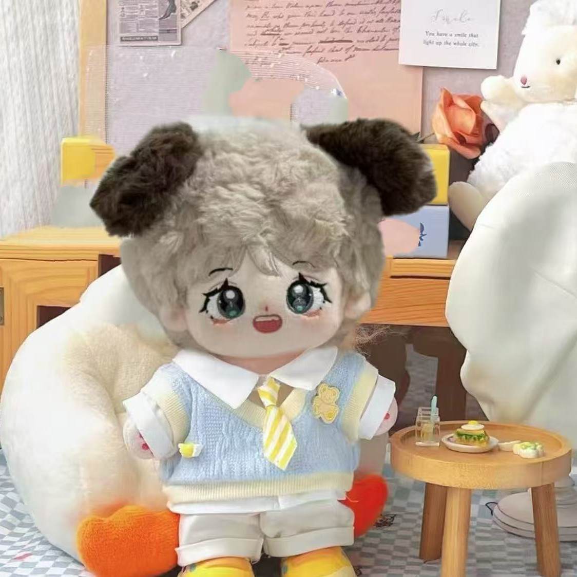 明星同人张泽禹棉花娃娃公仔