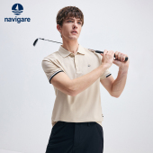通勤翻领T恤休闲菠萝衫 Navigare意大利小帆船夏季 男士 polo衫 短袖
