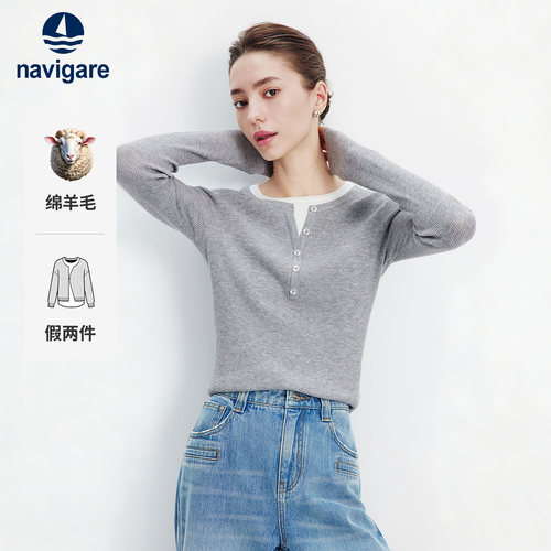 小帆船新款羊毛休闲毛衣