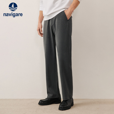 小帆船磨毛休闲裤男秋季