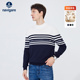 长袖 Navigare意大利小帆船条纹休闲毛衣男春季 针织打底衫 羊毛