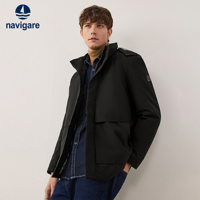 意大利小帆船冲锋羽绒服男