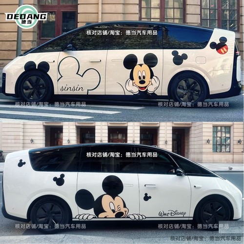 理想MEGA米奇米妮车贴纸